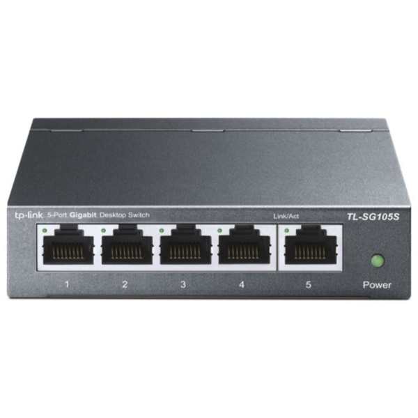 Switch de Mesa de 5 Portas Gigabit TL-SG105S Tp-Link. SVX