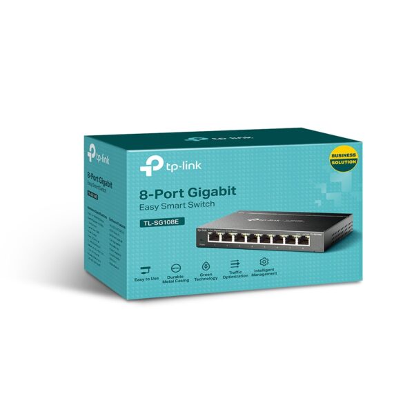 Smart Switch de 8 Portas Gigabit Tp-Link. SVX