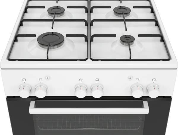 Fogão Branco Esmalte a Gás+ Forno 60cm Serie 2 Bosch.Sts