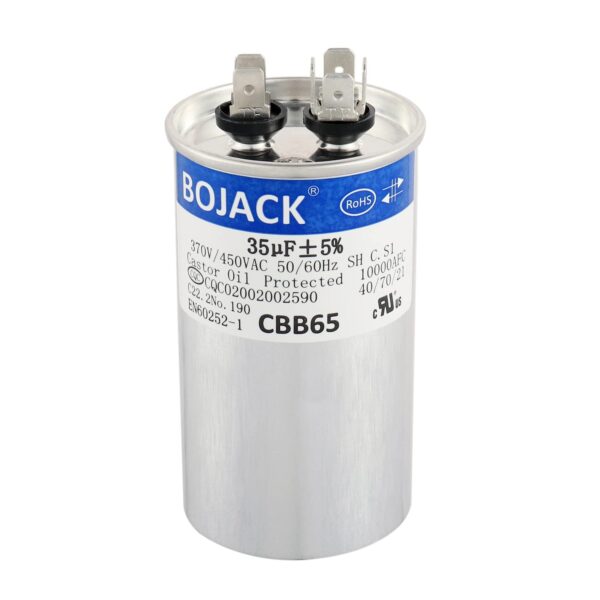 Capacitor Para Ac CBB65 370/450V/1+35uf oval.Elx