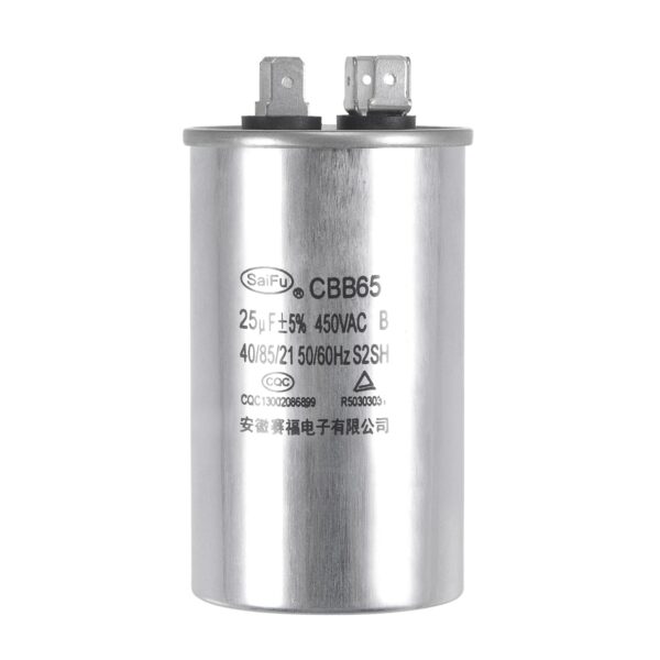 Capacitor Para Ac Cbb65 25Uf Viva.Elx