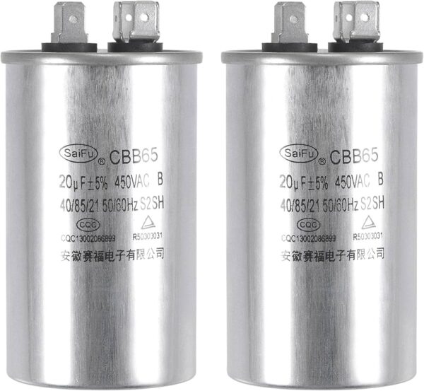 Capacitor Para Ac Cbb65 20Uf Viva.Elx