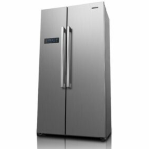 Frigorífico Cinza Side By Side (Geleira) 2 Portas 436L Bruhm. Elx