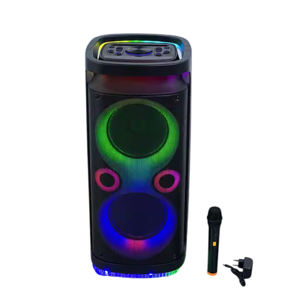 Coluna Portátil de Som Com Subwoofer 2x8 40W.Roch