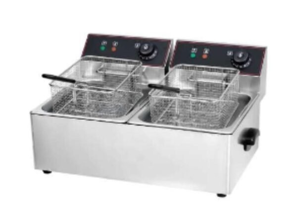 Fritadeira Eléctrica 8+8 Litros. Prtl