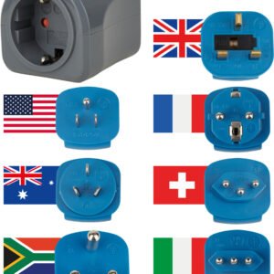 Adaptador Viagem BRENNENSTUHL 150 Países Ewent. SVX