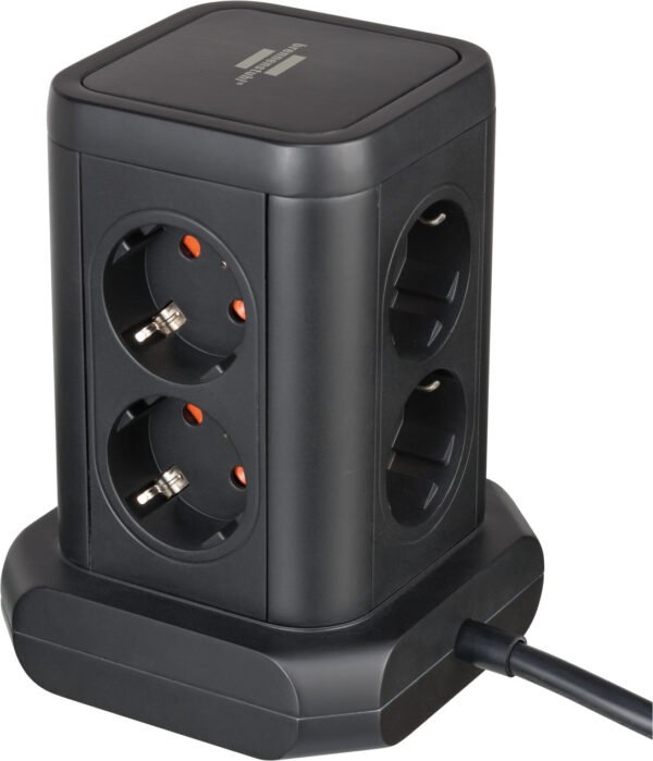Torre de Tomadas (4x USB, com 2 cabos, Interruptor Bipolar) Brennenstuhl. SVX