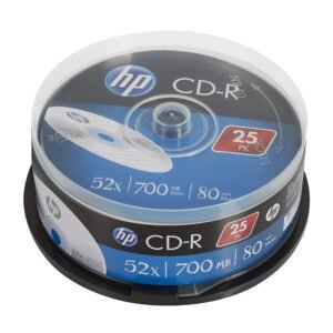 CDR 52X 25PK cake box 700MB HP. SVX