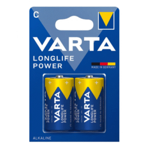 Pilha Alcalina 1.5V High Energy C LR14 2Un Varta. Svx