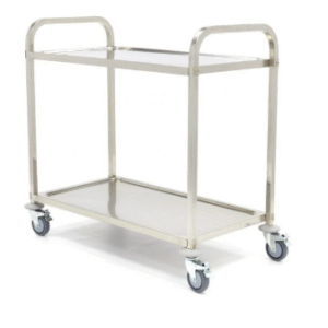 Carro Inox 2 Prateleiras. Prtl