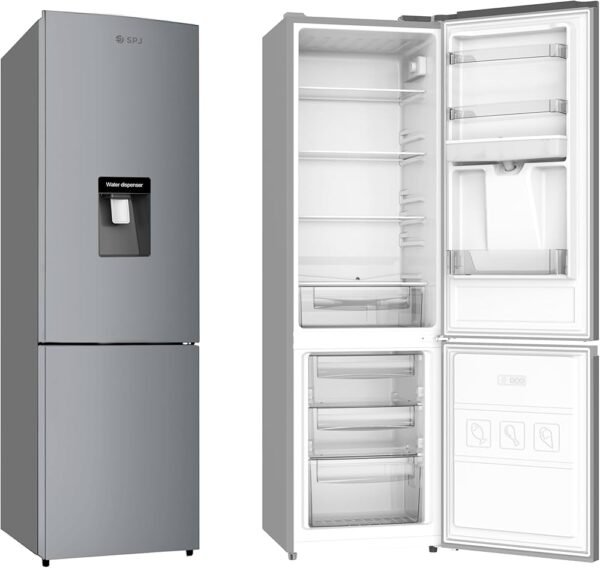 Frigorífico Combinado Inox + Bebdouro (Geleira) 2 Portas 263L.SPJ