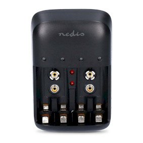 Carregador de Pilhas Nedis Ni-MH/Ni-CD AA/AAA/9V Preto.SVX