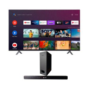 Promoção Combo (Tv Smart Android 4K 75"+Barra de Som  Com Subwoofer).Spj