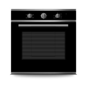 Forno de encastre 60x60 70L Preto Midea - vista em fundo branco