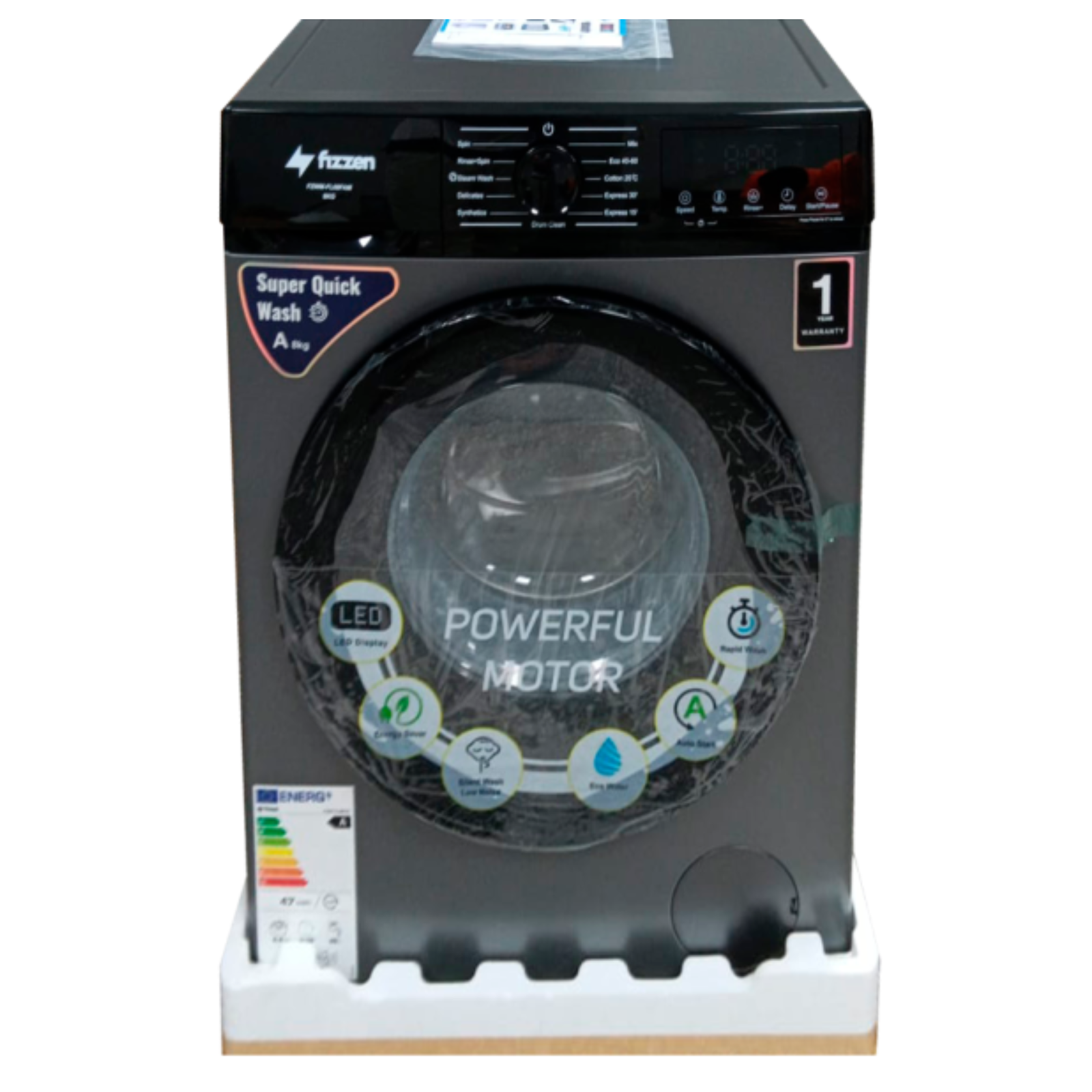 Máquina Automática de Lavar Roupa 10Kg.Fizzen