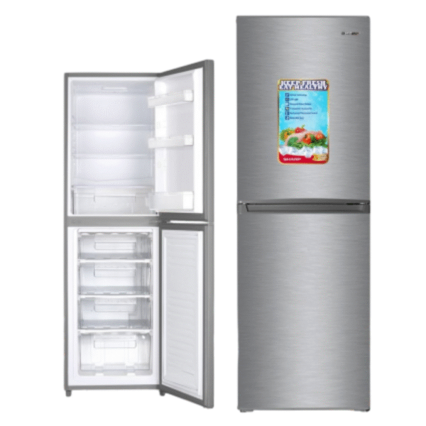 Frigorífico Combinado Cinzento 320L 2 Portas Sharp.Rch