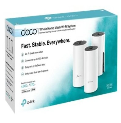 Sistema Wi-Fi Mesh TP-Link Deco M4 (Conjunto de 3) AC1200 Wi-Fi para Toda a Casa.SVX