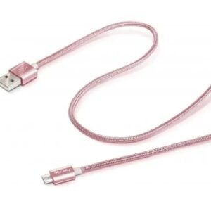 Cabo de Dados e Carregamento microUSB Série Polo - Rosa.Svx
