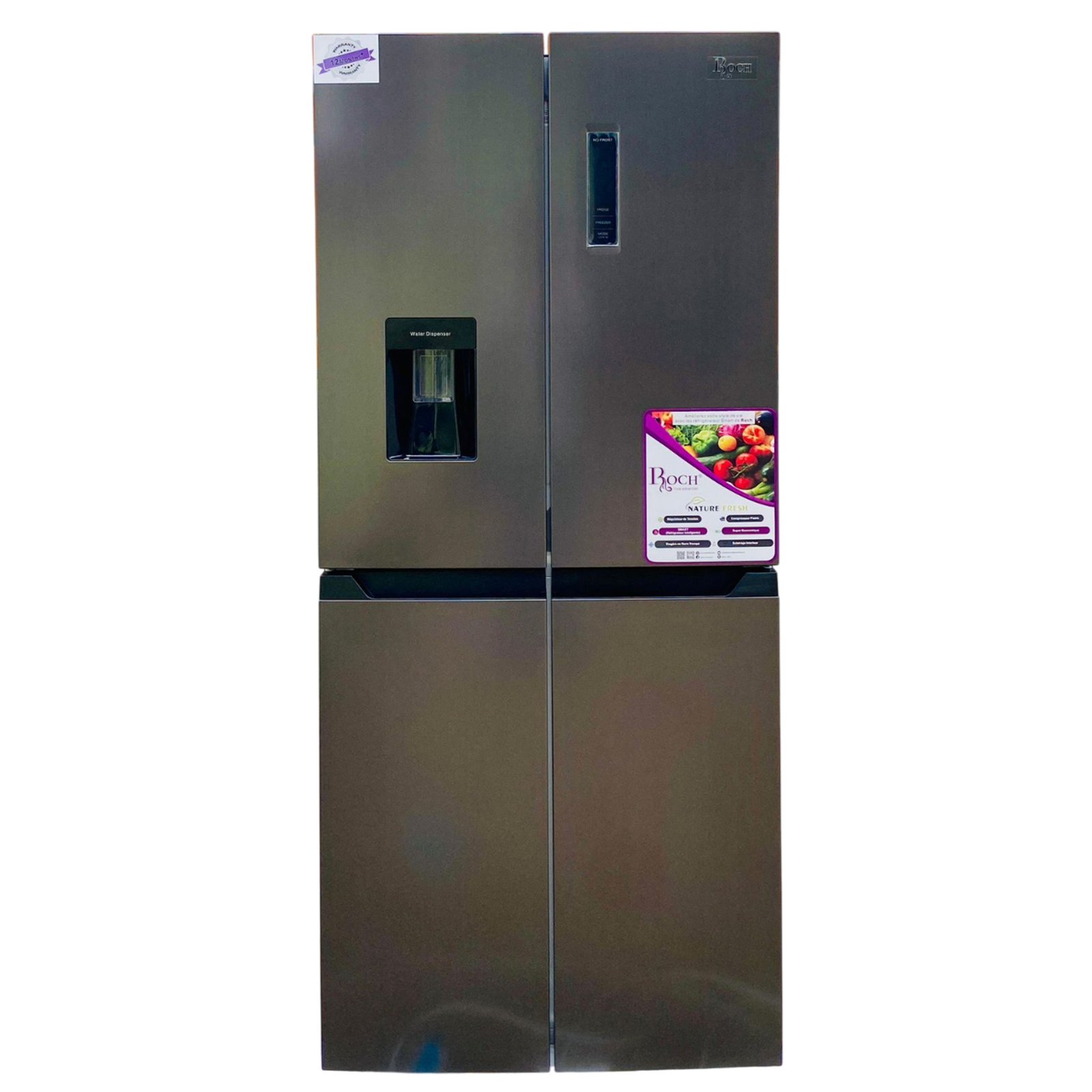 Frigorífico Side By Side (Geleira) 4 Portas 401L Roch.Rch