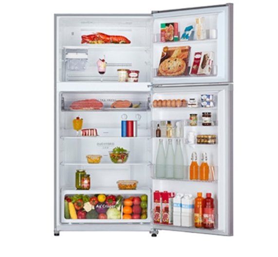 Frigorífico Prateada (Geleira) Combo Inverter 554L Toshiba.Hpr