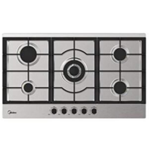 Placa de Encastre a Gás 5 Bocas 815X490cm Midea.Hpr