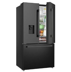 Frigorífico Preto  (Geleira) Com Bebedouro 630L Hisense.Hss