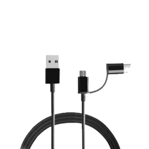 Cabo USB 2 em 1 Mi (Micro USB para Tipo C) 100 cm.Xiaomi