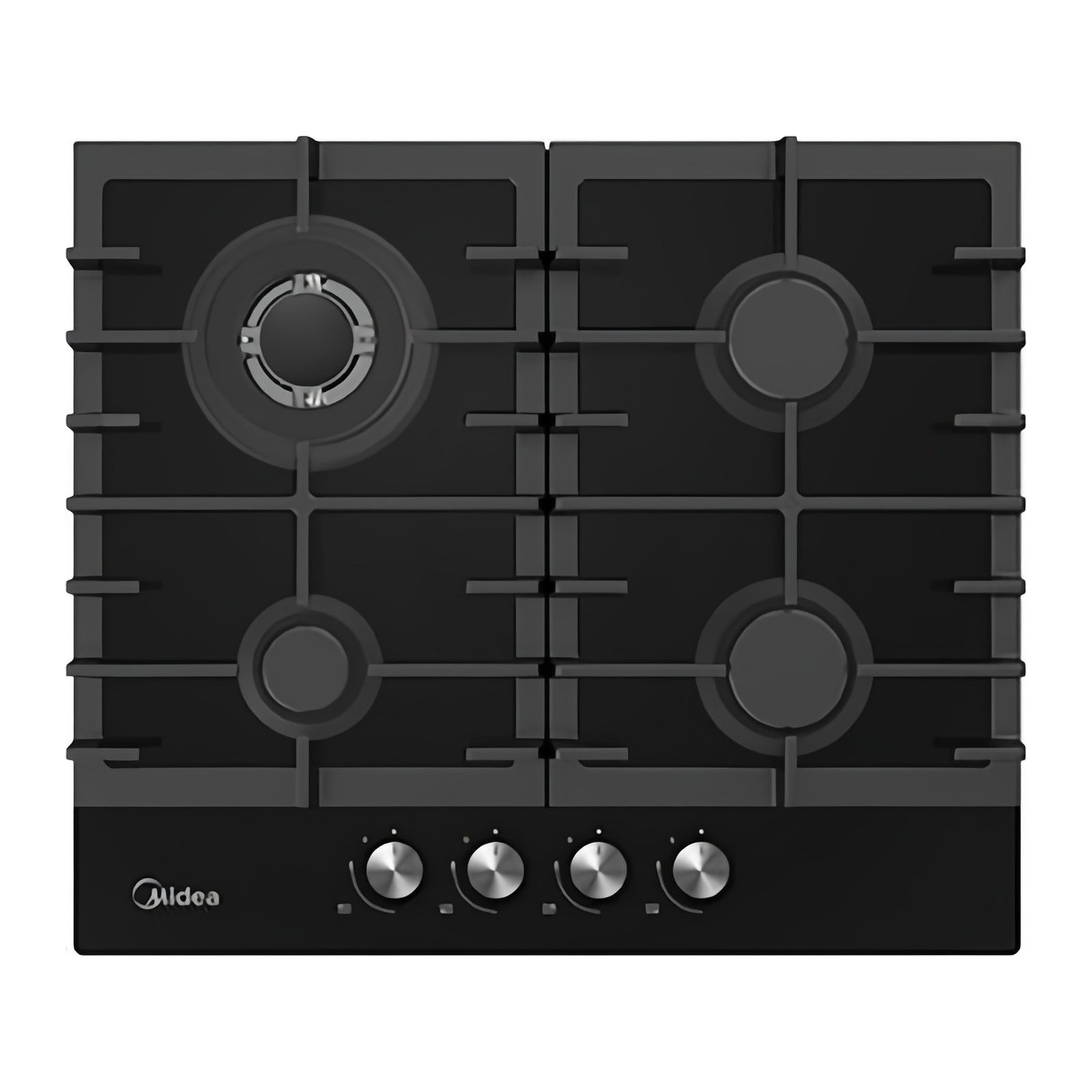 Placa de Encastre a Gás Inox 4 Bocas 60cm Midea