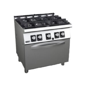 Fogão a Gás 700 4 Queimadores + Forno 2/1 Gn Fagor C-G741 H.PRTL