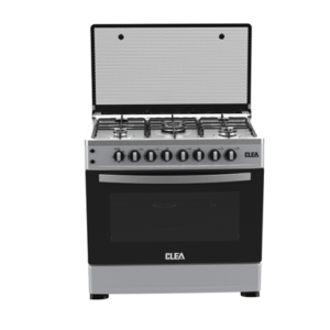 Fogão a Gás 5 Bocas Forno/Grill 90X60 Clea Cinza.Hpr