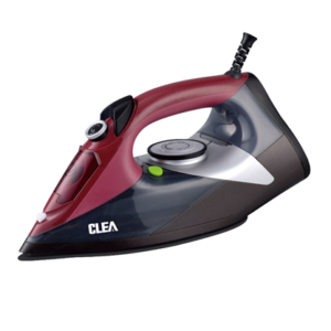 Ferro de Engomar a Vapor 2600W Preto/Vermelho Clea.Hpr