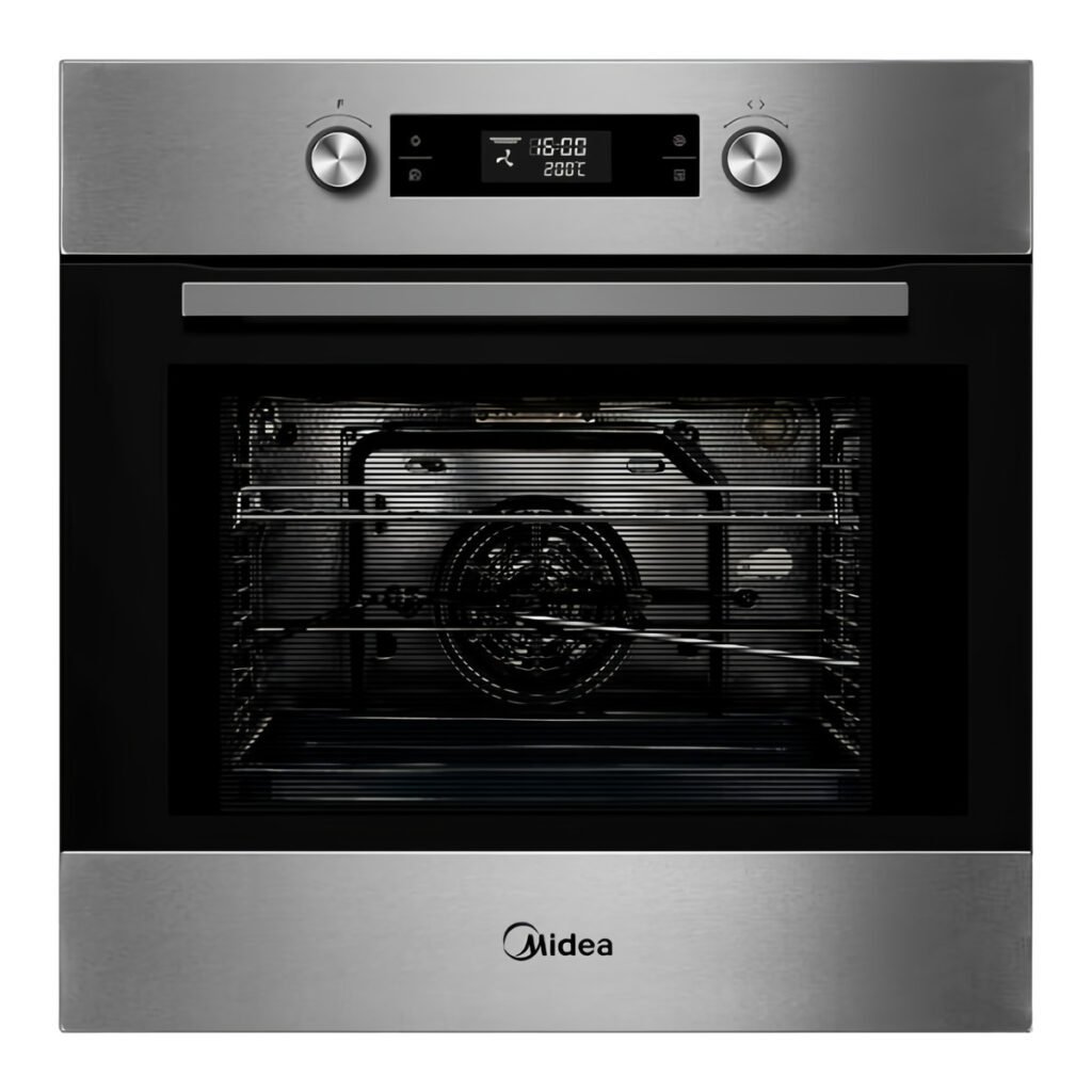 Forno Eléctrico de Encastre 60×60 Inox Midea
