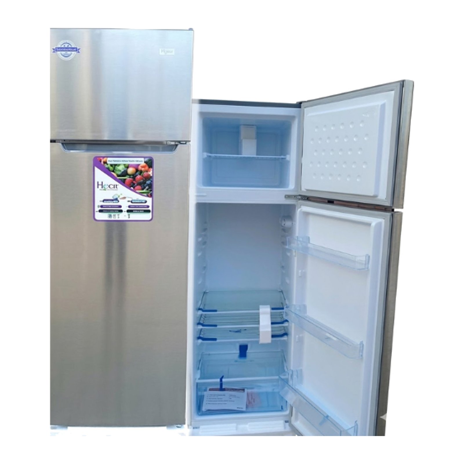 Frigorífico Cinzento (Geleira) 261L 2 Portas Roch