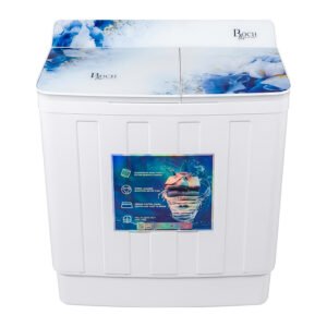 Máquina Manual de Lavar Roupa 2 Bocas 14Kg Vidrado Roch