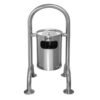 Balde Inox com Cinzeiro