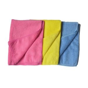 Pano Multiusos Microfibra conj. 3 pçs. ( 30x30 ) cm.Flora