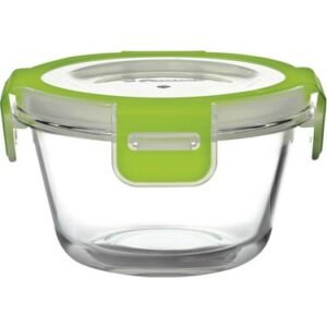 Tigela de Vidro com tampa 340 cc StoreMax  Pasabahçe.Flora