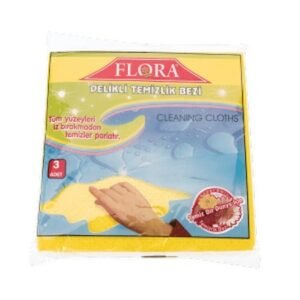 Pano de limpeza conj. 3 pçs (Para Superfícies Brilhantes).Flora