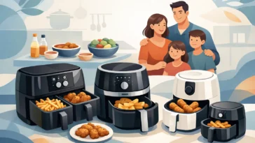 8 melhores fritadeiras para família grande