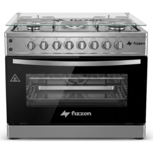 Fogão a Gás 5 Bocas  Preto/Cinza.Fizzen.