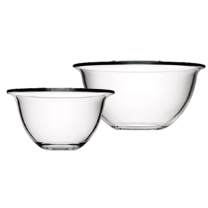 Jogo de tigela / Vidro 1900 + 900  cc Borcam Mix & Bike Pasabahçe.Flora