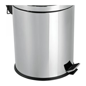 Balde de Lixo com Pedal em Inox Flora
