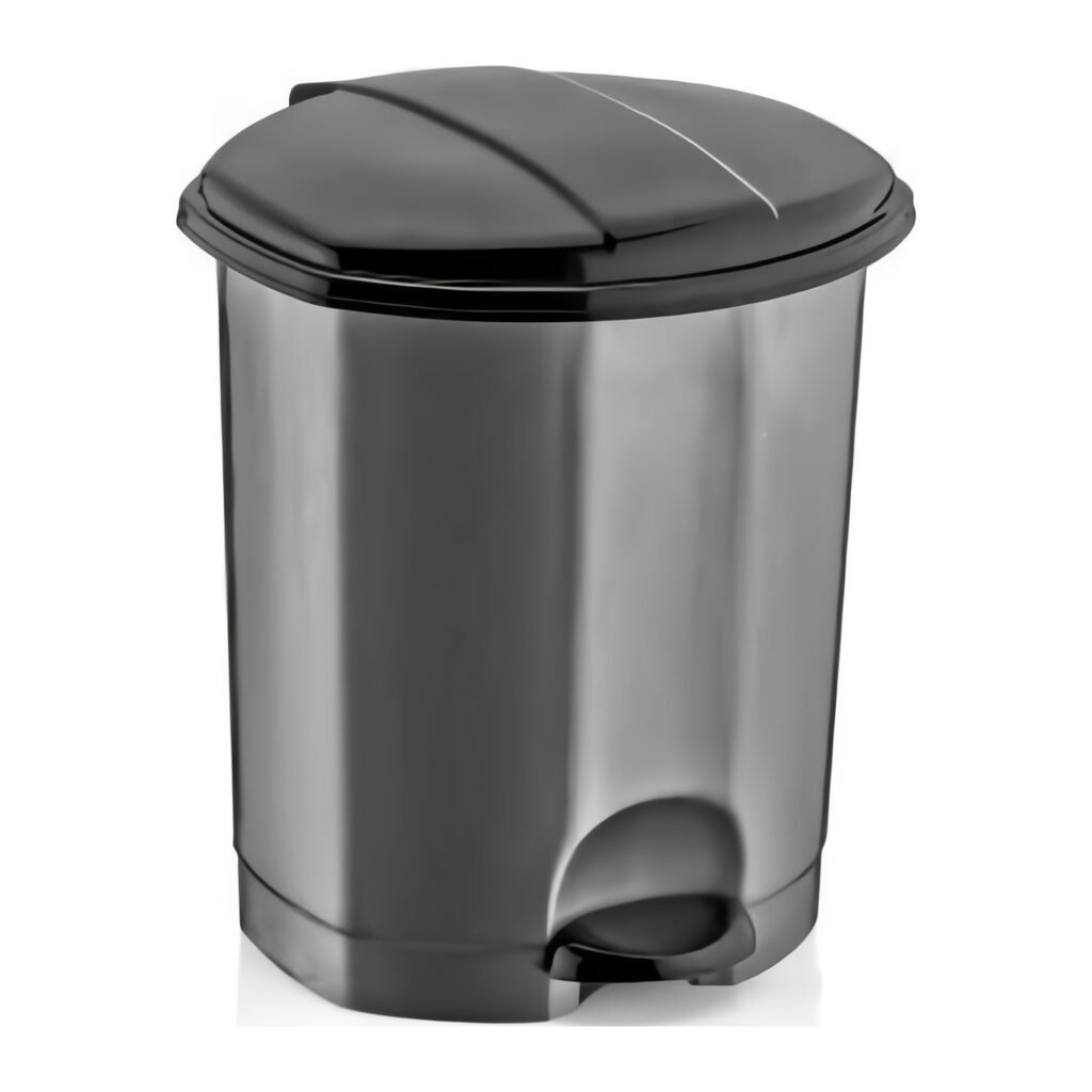 Balde de lixo com pedal flora 20l – Balde de Lixo com Pedal Flora 20L – foto 3