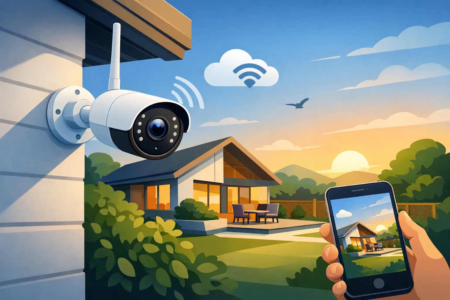 Câmara de segurança WiFi exterior: como escolher