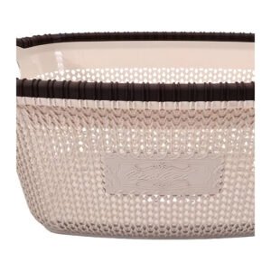 Cesto de Roupa -30L (Cores-Ameixa Seca, Rosa).Flora