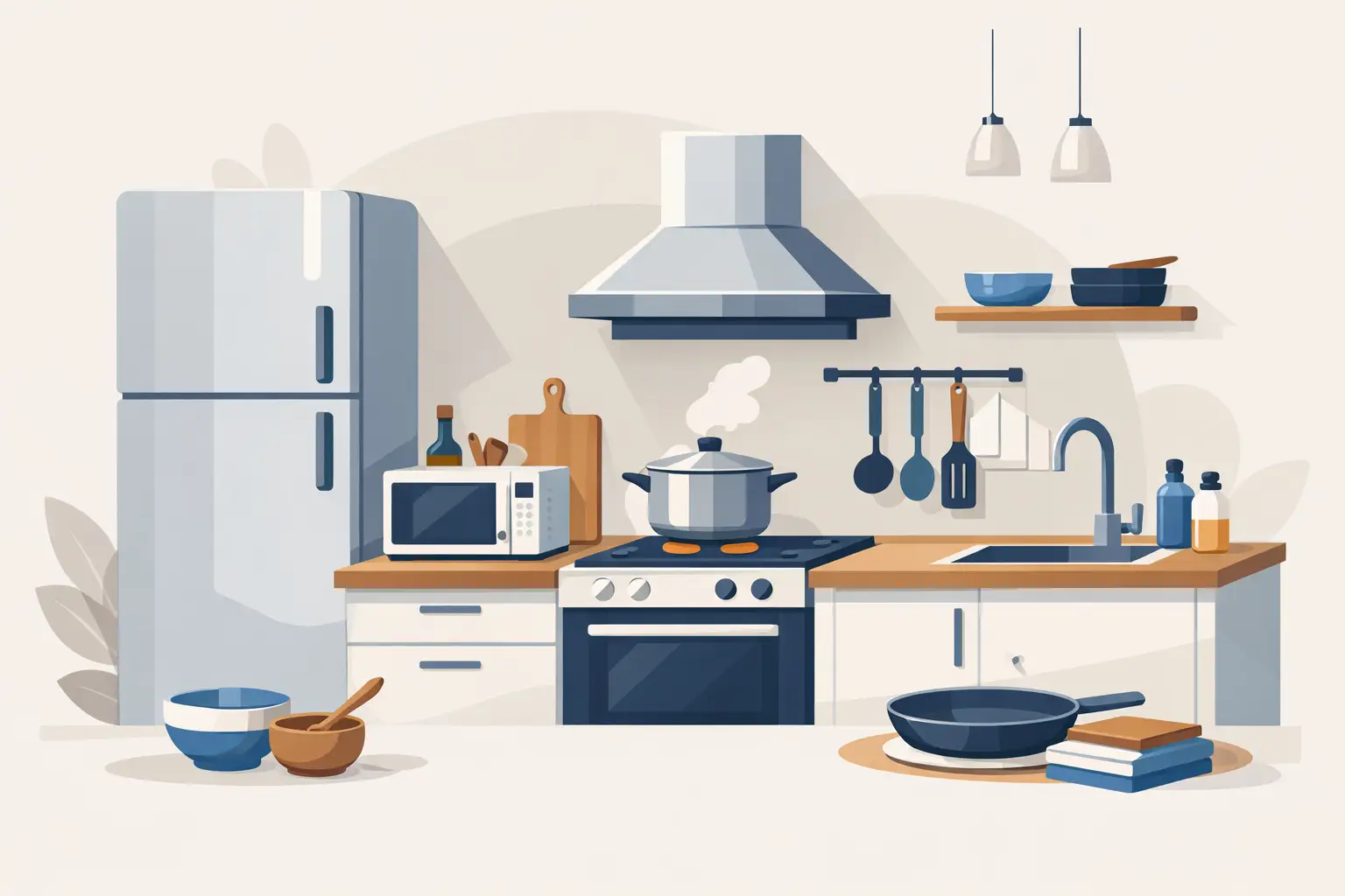 Como montar cozinha equipada básica