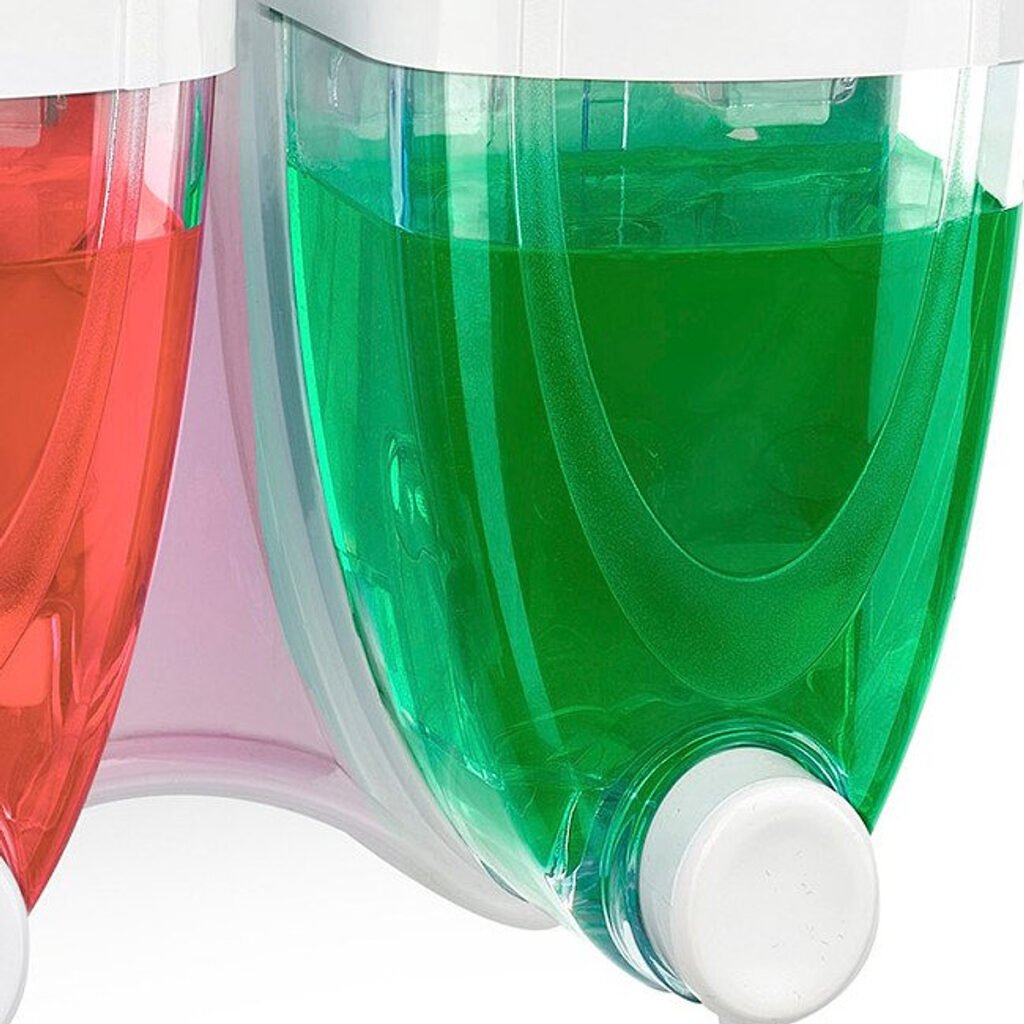 Dispensador de Sabão em Líquidos Duplo 350 + 350 ml – imagem 2