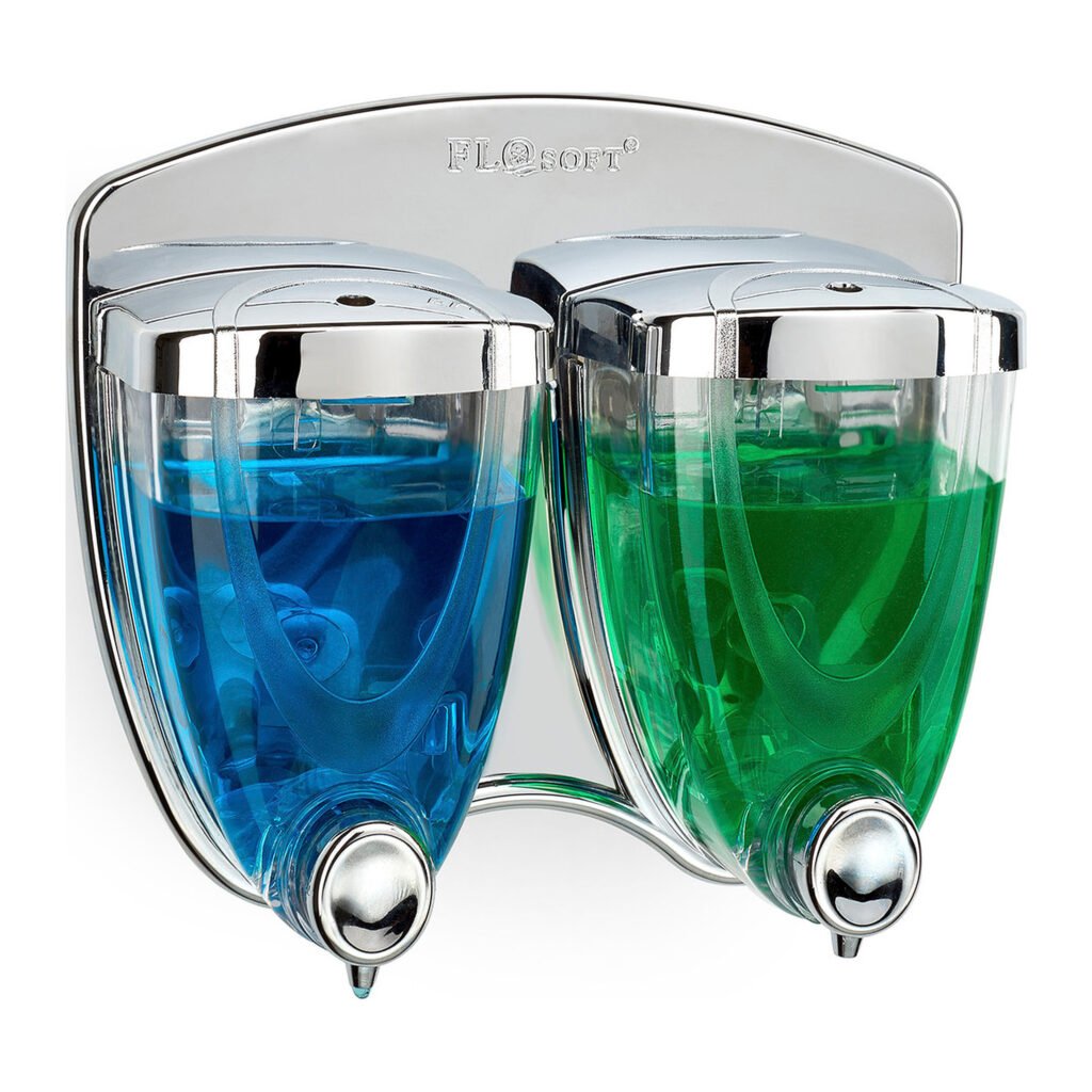 Dispensador de Sabão em Líquidos Duplo 350 + 350 ml – imagem 2
