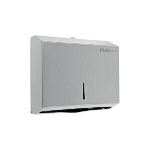 Dispensador de Porta Papel em inox (Dobra em Z 400 Papel).Flora