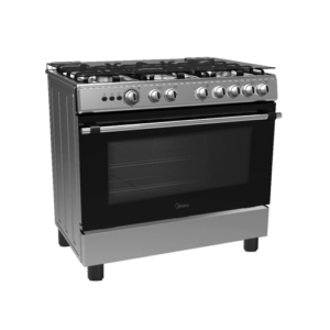 Fogão a Gás 5 Bocas Forno/Grill 90X60 Inox Midea.Hpr